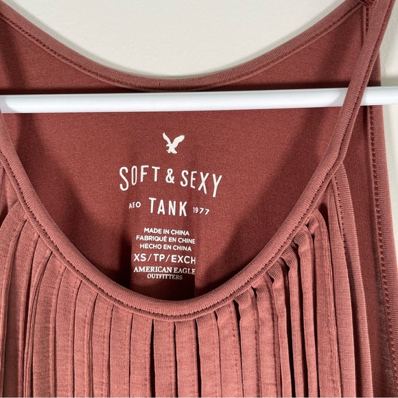 american eagle soft & sexy fringe tank - Picture 5 of 6